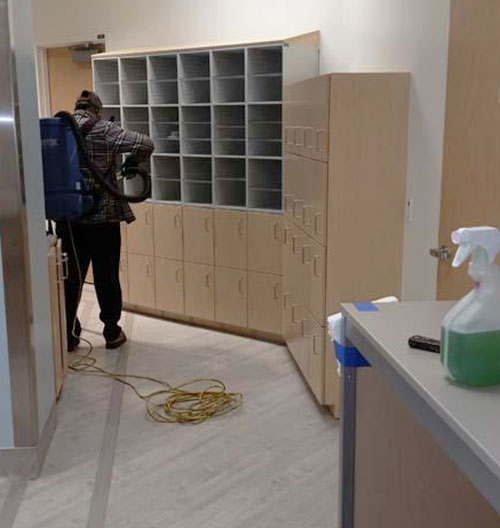 Commercial cleaning services