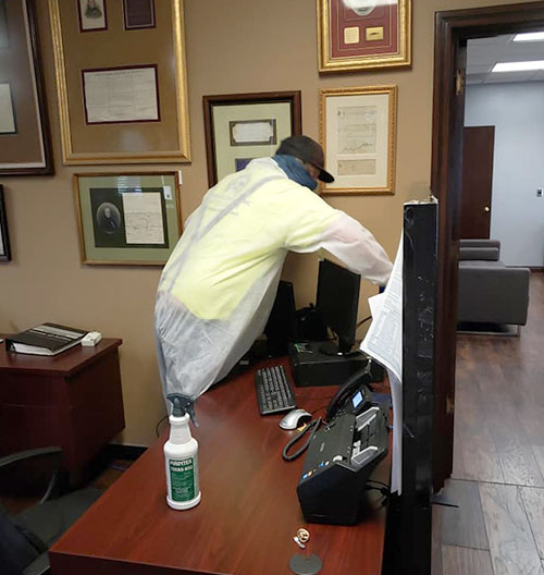 Commercial property cleaning services