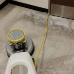 Janitor Waxing Floor